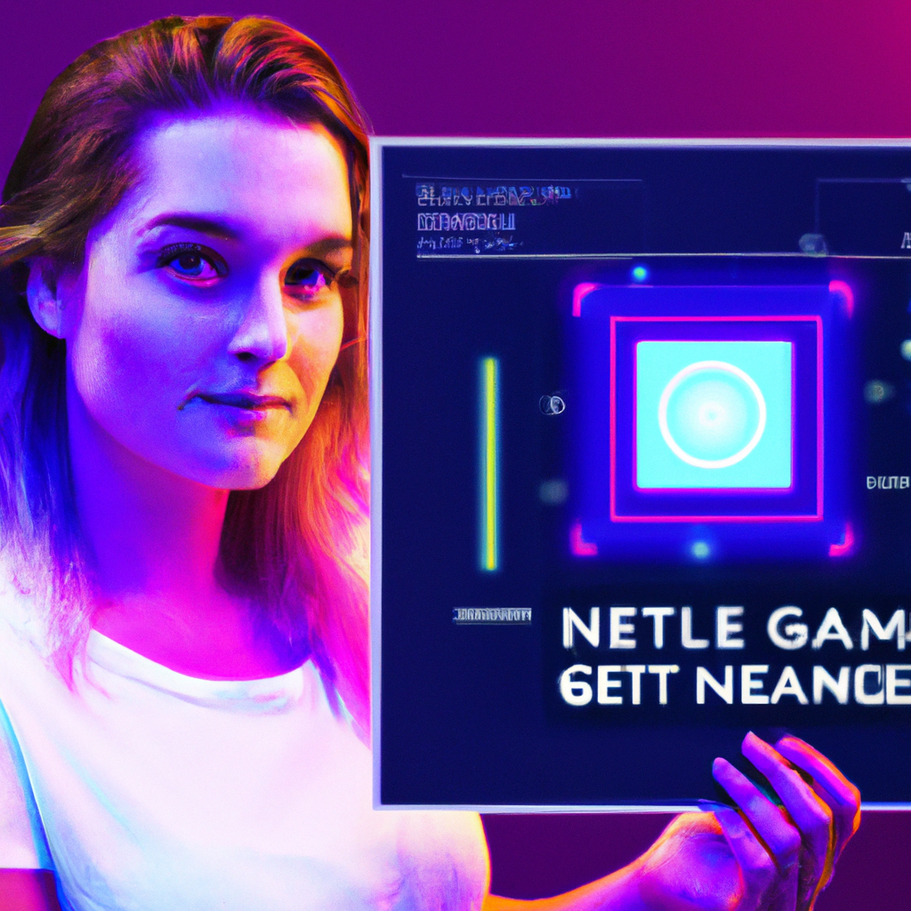 Creator portrait with neon rim